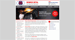 Desktop Screenshot of monroemetal.com